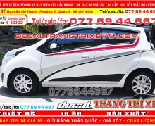 82332Tem xe Spark 2018 Độ tem xe Chevrolet Spark  nhan decal Tem che Spark đẹpTem xe Spark 2009 Độ tem Chevrolet Spark Tem dán sườn xe Spark Dán decal xe Spark_Độ xe Spark 2020 decaltrangtrixe  0776944667 tem kia tem i10